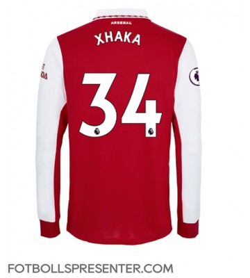 Arsenal Granit Xhaka #34 Hemma Matchtröja 2022-23 Långärmad